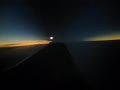 Zaćmienie Słońca widziane z pokładu samolotu