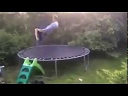 Ogrodowy mistrz trampoliny