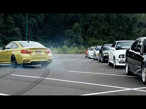 BMW M4 - powitanie w rodzinie