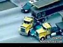 Ciężarówki kończą policyjny pościg 
