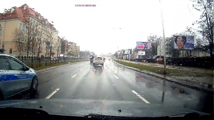 Pościg za skradzionym BMW w Warszawie