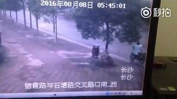 A rowery w Chinach kradnie się tak...