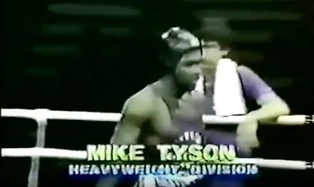 15-letni Mike Tyson w swojej pierwszej walce 