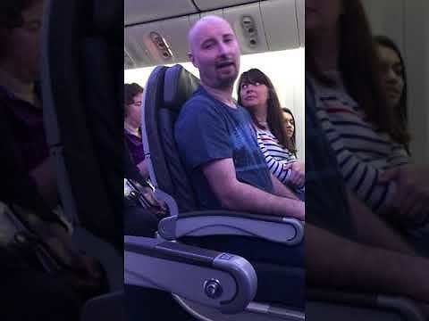 Polak kłóci się w samolocie