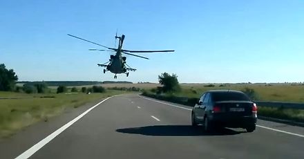 Jaką prędkość rozwija helikopter w ruchu drogowym?