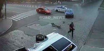 Uciekający przed policją doprowadza do wypadku
