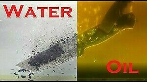 Trollskyy pokazuje różnicę między wkładaniem stali do wody i oleju
